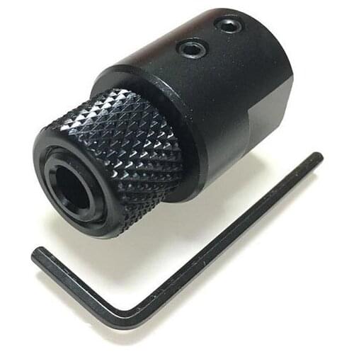 Barrel End Threaded Adapter for Mossberg Tactical 22 Threaded Barrel End Adapter for Non-Threaded Muzzles 1/2-28 or 1/2-20