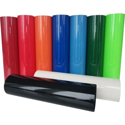 Free shipping 1 roll 50cmx25m PVC Heat Transfer Vinyl T-shirt Iron On HTV Heat Press Cutting Plotter DIYFilm