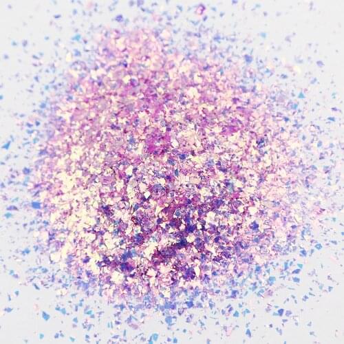 50g/bag Nail Flakes Mirror Powder Dust Sequin Nail Art Glitter Irregular Mylar Flakes Festival 12Colors Nail Art Glitter Sequins