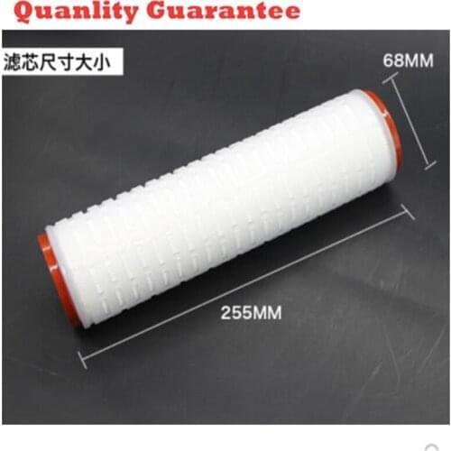 Water filter parts 10 inches 0.2 micron filtration wine filter 10X2.5 inches flat port