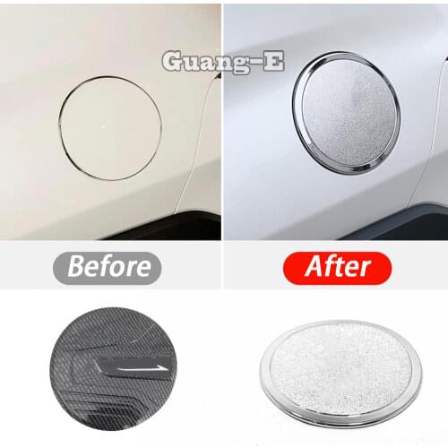 For Lexus UX 200H 250H 260H 2019 2020 2021 Car Body Gas/Fuel/Oil Tank Cover Cap Stick Styling ABS Chrome Auto Parts Hoods Trim
