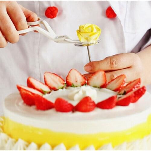 DIY Baking Tool Stainless Steel Cake Flower Needle Cupcake Icing Cream Decorating Cake Flower Nails Stainless Steel Piping Nail