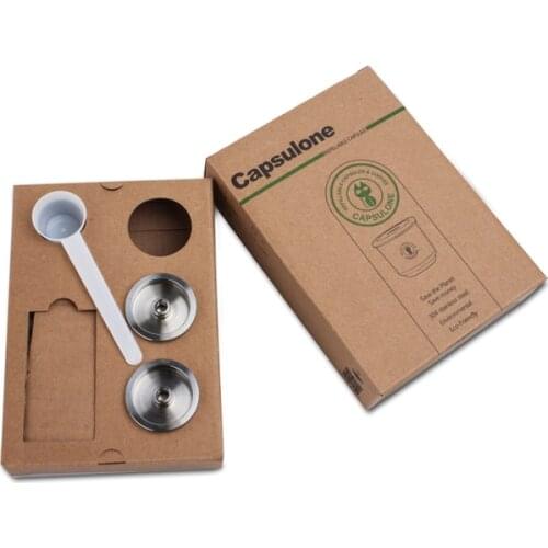 Capuslone stainless steel hamber tamper and capsule fit for illy X Y coffee machine capsule pod reusable refillable capsule