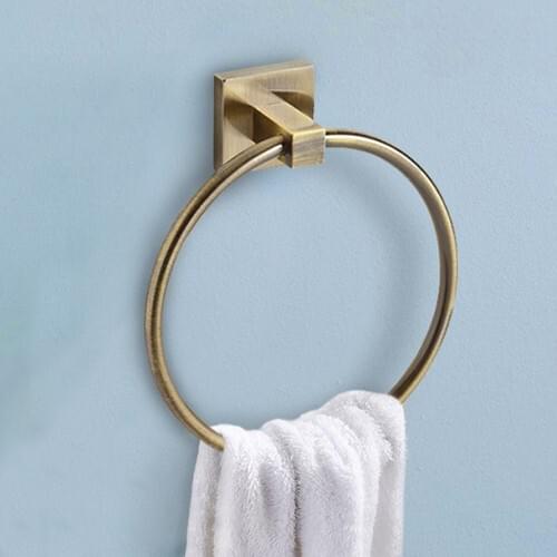 Round Towel Ring Towel Holder, Bathroom Kitchen Towel-Away Bracket for Luxury Bathroom Decoration Decorative towel Holder Shower The tool