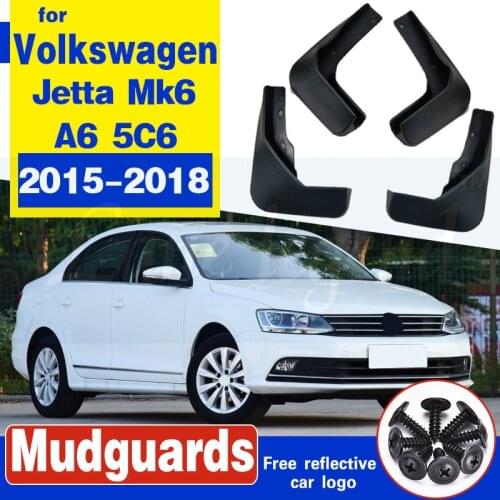 Mudguards for Volkswagen VW Jetta A6 5C6 Mk6 6 2012~2018 Car Accessories Fender Mudflaps Guard Splash Flaps Mud 2015 2016 2017