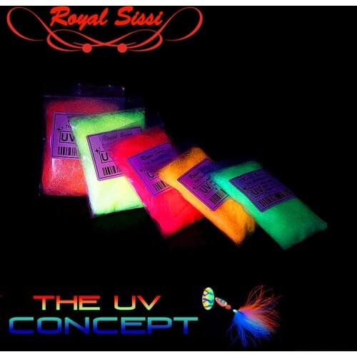 New 5 optional Colors Fly Tying UV ICE DUB ultraviolet sparkle Living Fibers ice dubbing fiber synthetic hair Fly Tying Material