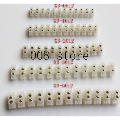 X3-1012 12 Position Barrier Terminal Strip Block X3-0312 X3-0512 X3-0612 X3-1012 X3-2012 X3-3012 X3-6012 X3-8012