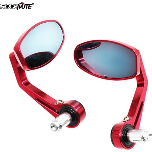 Motorcycle Universial 7/8" Handlebar End Rearview Mirror Cafe Racer For DUCATI Scrambler 100 1100 125 250 350 50 350 / 750 SPORT