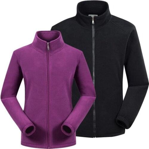 Men Women Outdoor Winter Polar Fleece Jacket Windproof Climbing Thermal Coats Tourism Skiing Double Sided Warm Couple Jackets