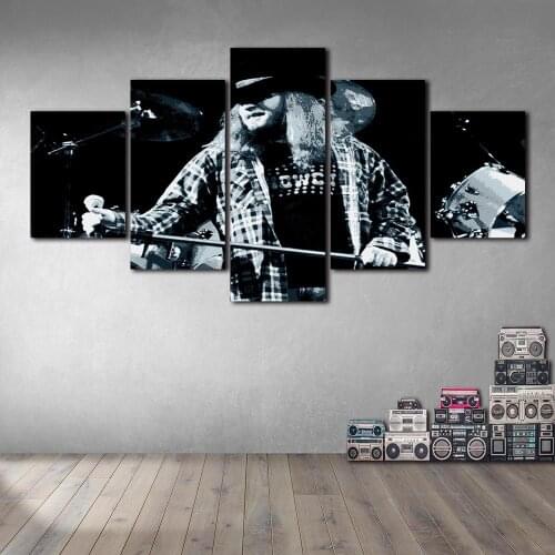 Canvas Painting Wall Art Ronnie Van Zant Posters and Prints Wall Pictures for Living Room Decoration Home Decor