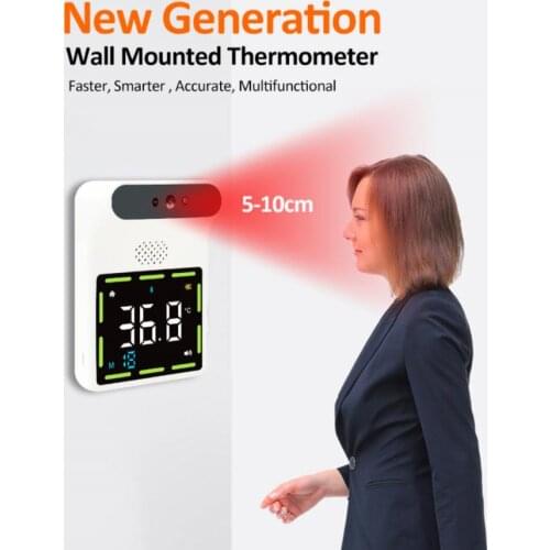 New K88 Bluetooth Access Control Infrared Five-color Screen Thermometer Three Installations Two Power Supplies 11 Languages