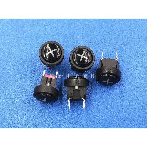 Original new 100% M17-01022451-H10 small micro self reset round button with red lamp touch button 6pin with cap