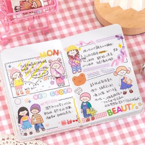 COO NOTE Fitting room wear stickers cartoon stickers decorative patterns diy photo album diary planner stickers