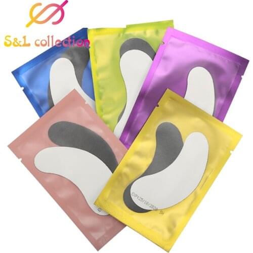 Drop Ship Eye Mask 50 Pairs Eye Pads Eyelash Extension Under Eye Gel Salon Lint Free Patches Eye Mask Pack Make-Up Tools
