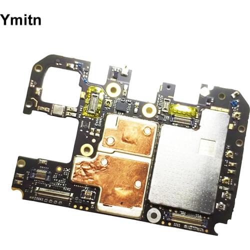 Ymitn Unlocked Main Mobile Board Mainboard Motherboard With Chips Circuits Flex Cable For Xiaomi 8 Mi8 M8 Mi 8 Globle ROM