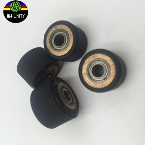 Rubber roller for roland vinyl cutting plotter spare parts Roland Copper core rubber pinch roller 4X11X16MM