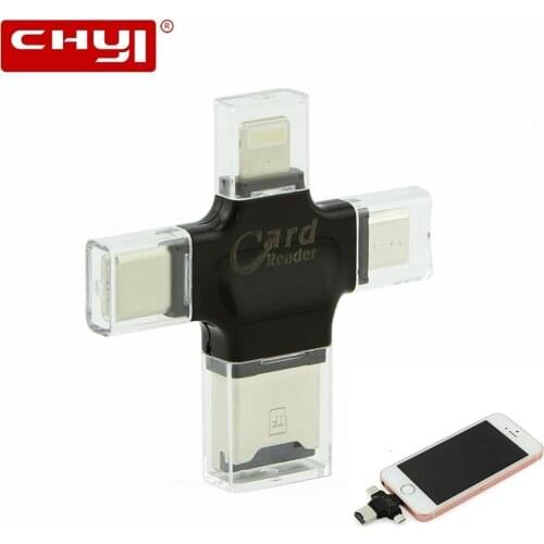 Smart Card Reader Multi In One Usb Type C Cardreader With TF Card Slot Micro Multifunction Laptop Accessories For Android Iphone