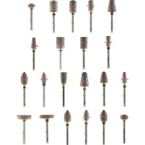 1PC Dental Lab Fully Sintered Bur Trim Polish Metal Jade Jewery Carving Extremely Durable 2.35mm 100 Grit Coarse