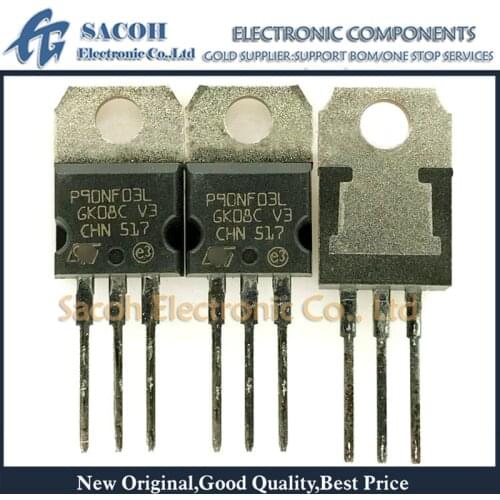 New Original 10PCS/Lot STP90NF03L STP90NF03 P90NF03L P90NF03 90NF03 90N03 TO-220 90A 30V Power MOSFET Transistor