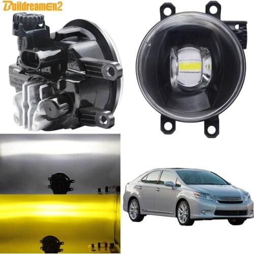 Fog Light Assembly H11 Car Front Bumper LED Lens Fog Lamp Daytime Running Light 30W 8000LM 12V For Lexus HS250h 2010 2011 2012