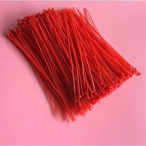 Xingo 8inch Self locking Nylon Cable Zip Ties 100pcs Plastic Colored Cable Zip Tie 18 lbs UL Rohs Approved Loop Wrap BundleTies