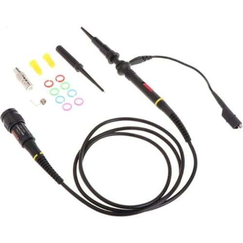 1Set 1X10X P2200 200MHz High Precision Oscilloscope Probe Alligator Test Clip with Adjustable Attenuation Rate