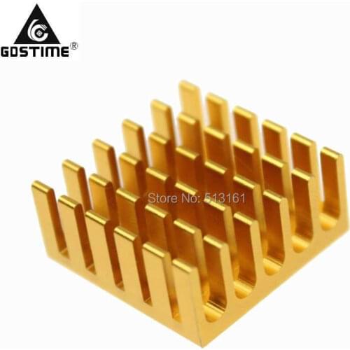 10pcs Gdstime 22x22x10mm Aluminum Computer VGA PC CPU Chipset Memory Cooling Radiator
