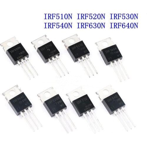 10PCS LM317T IRF3205 E13009-2 IRF510N IRF520N IRF530N IRF540N IRF640N IRF740 IRF840 IRL520 IRL530 IRL540 TO220 TO-220 Transistor