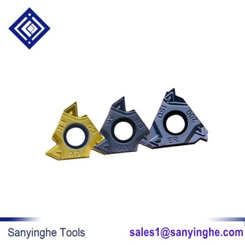 Free shipping high quality sanyinghe 10pcs/lots 11.5NPT 16NR / 11.5NPT 16ER cnc carbide threading inserts