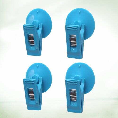 2 Pair Multifunctional Suction Type Clips Curtain Clamp Bag Holder Storage Clip for Car Auto (Black)