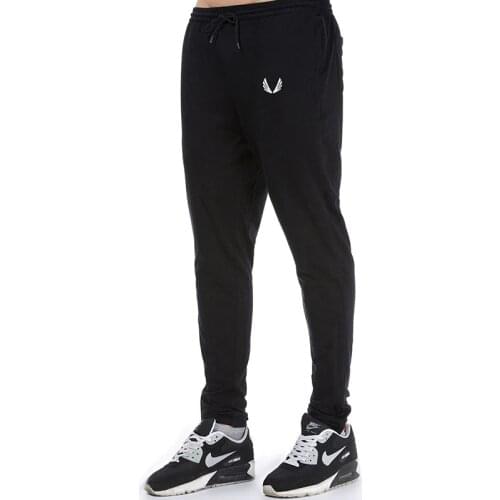 2018 New Mens Joggers Fitness Pants Men Straight Sweatpants Casual Gyms Slim Skinny Pencil Bodybuilding Pants