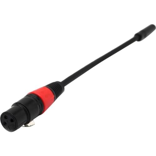 3.5mm to XLR Cable, 1/8inch Female TRS to XLR 3 Pin Female Audio Cord, Converter Stereo Adapter Line Black 0.2m