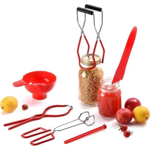6 Piece Canning Kit Canning Essentials Set Canning Jar Lifter Kichen Accessories Food Cover Kitchen Funnel Kichen Tool