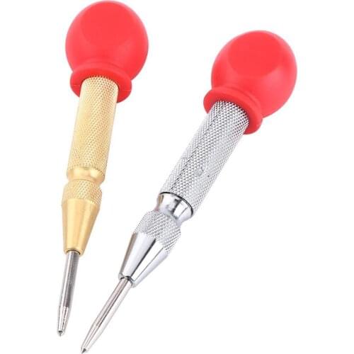 Automatic Center Punch Spring Loaded Marking Hole Carbon Steel Body Gold Color/Silver Color Optional
