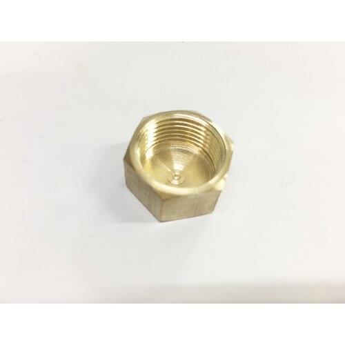 Free shipping 1/8" female Threaded Pipe Hex Head Brass Plug Pneumatics Hydraulics Fittings, copper fitting, copper plug