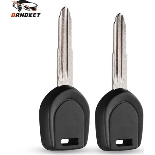 Dandkey Replacement Transponder Key Remote Shell fit Car Case For Mitsubishi Colt Lancer Mirage Outlander Pajero Uncut Key Blade