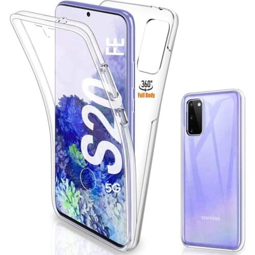 360 Full Body Clear Soft Cover For Samsung Galaxy S20 FE S10 Plus A12 A31 A41 A42 A51 A71 A10S A30S A50 M31S A307FN A315F Case