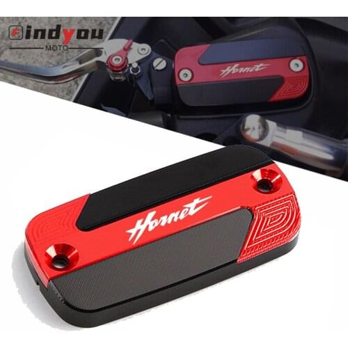 CNC Aluminum Front Fluid Reservoir Tank Cover Oil Cap For Honda Hornet 900 Hornet 600 CB600F CB 600F 1998-2014 2013 2012 2011