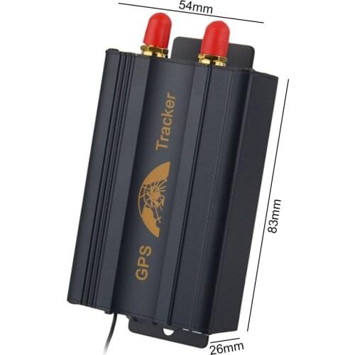 GPS Vehicle tracker GPS103B TK103B Free PC based track software web online server Absolute street address by SMS no box