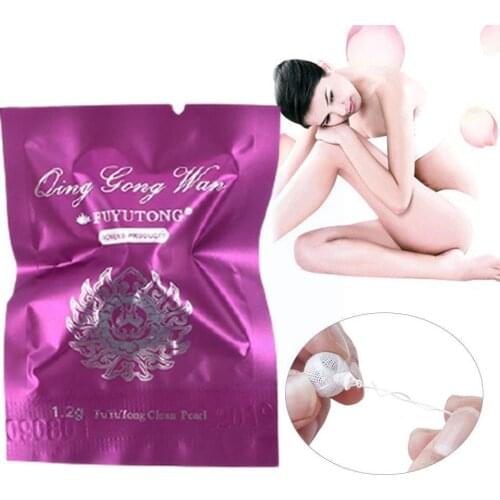 Chinese Medical Herbal Yoni Pearls Vaginal Cleansing Hygiene Swab Point Detox Vagina Clean Women Tampons Feminine Care W9X4