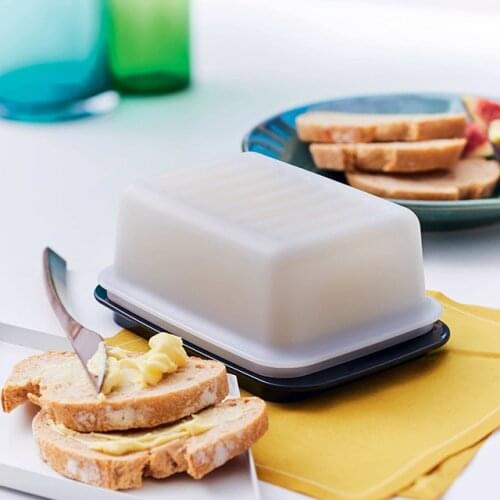 Tupperware Covered Butter Bowl Cheese Storage and Serving Container Breakfast Deli Serving Set 4 Pieces kitchen accessories