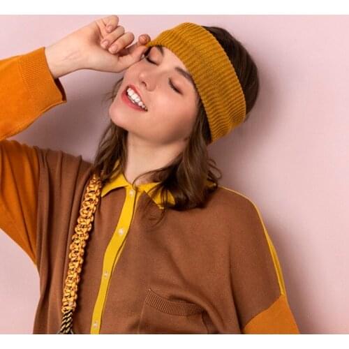 LEVAO High Elastic Knitting Headband for Women Yoga Sports Hair Band Bezel Turban New Autumn Winter Hair Accessories Headwear