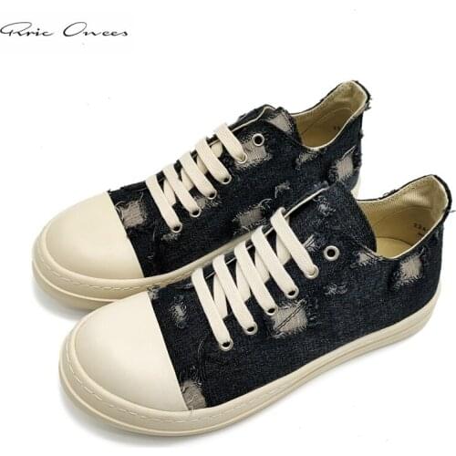 High Street Brand RO Denim Shoes Male Sneakers Men Shoes Mens CasualShoes Mens Summer Shoes Mens Sneakers Mens Shoes