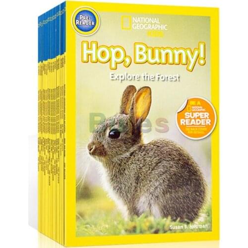 National Geographic Readers: (Pre-reader), 20 Books/set, Introduced To Vocabulary, Expand Kids Understanding of The World