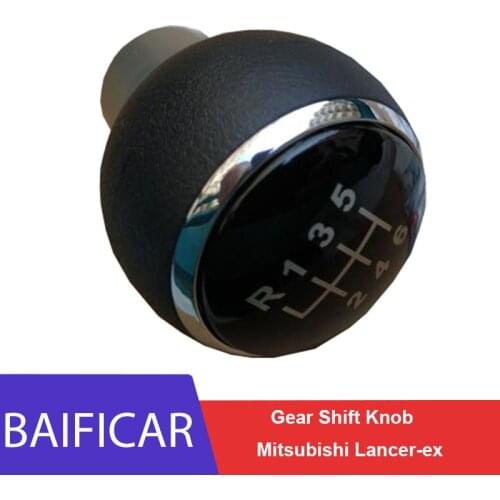Baificar Brand New Genuine 5 /6 Speed Gear Shift Knob Lever Shifter DV519328XA For Mitsubishi Lancer-ex