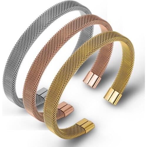 New Hot Sale Stainless Steel Cable Wire Twist Bracelet Bangle For Women Men Vintage Charm Cuff Woven Bracelets Wholesale Jewelry