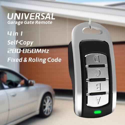 Garage Door Remote Control 287/315/390/433/868MHz Multi-Frequency Garage Command Gate Control 433.92MHz Rolling Code