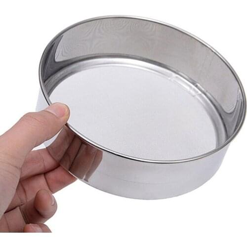 Stainless Steel Mesh Flour Sifting Sifter Sieve Strainer Cake Baking Household Kitchen Tools Great For Sifting Flour