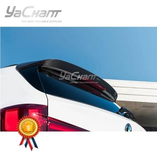 Car-Styling Carbon Fiber Rear Top Wing Fit For 2015-2018 F85 X5M VRS AERO Style Roof Spoiler Wing