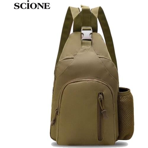 Tactical Chest Sling Bag Molle Backpack Fishing Hiking Hunting Bags Sports Shoulder Backpack Military Army Camping Bag XA255A